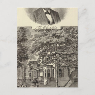 Residence of Dr TG Chattle, Long Branch Postcard