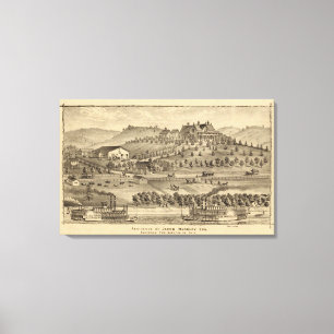 Residence of Jacob Markley Canvas Print