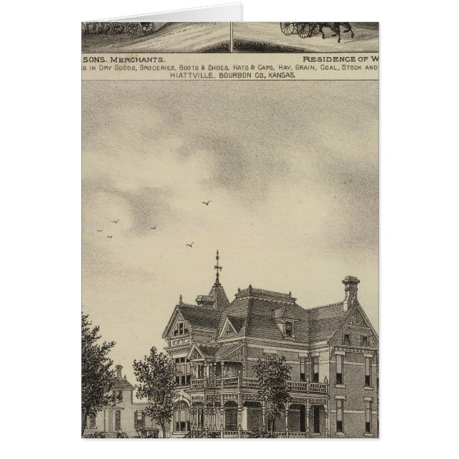 Residence of JD Hill, Kansas (Front)