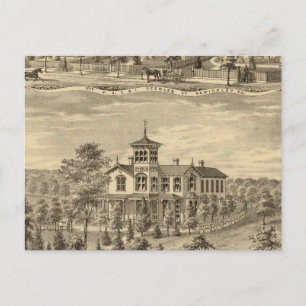 Residence of Jehu P Smith, Sewickley Postcard
