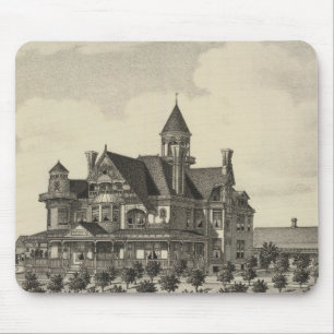 Residence of John D Knox, Topeka, Kansas Mouse Pad