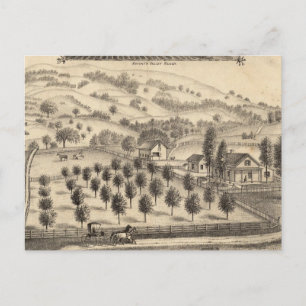 Residence of Joseph Alexander, Mendocino Postcard
