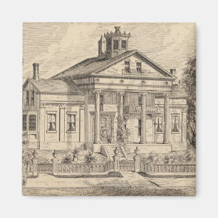 Residence of Mrs EE Marsh, Brandon in Vermont Magnet