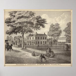 Residence of Osborne Curtis, Squan Village, NJ Poster