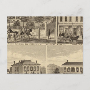 Residence of Thomas Hornbrook Postcard
