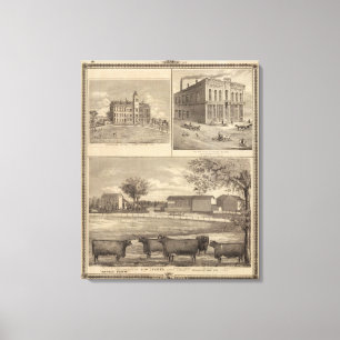Residence, West Liberty College Canvas Print