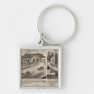 Residences and Breweries in Rochester, Minnesota Key Ring