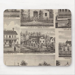 Residences and Farm Buildings, Owatonna, Minnesota Mouse Pad