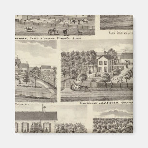 Residences and farm residences in Putnam Co 2 Magnet
