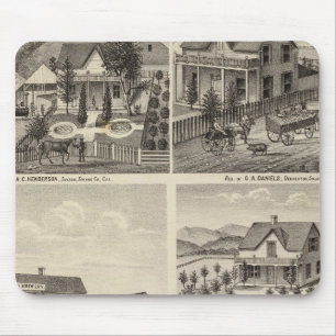 Residences, Brewery, ranch Mouse Pad