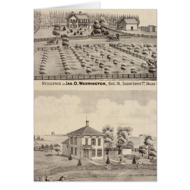 Residences & farm of Warrington (Front)