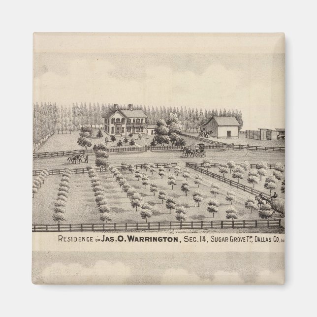 Residences & farm of Warrington Magnet (Front)