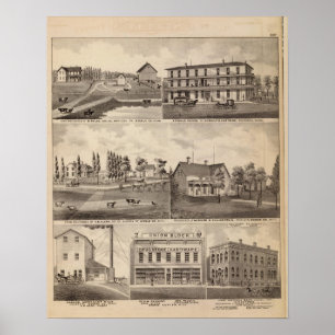 Residences, Farms and Businesses, Minnesota Poster
