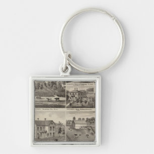 Residences in Amherst and Fillmore, Minnesota Key Ring