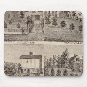 Residences in Rochester and in Dodge, Minnesota Mouse Pad