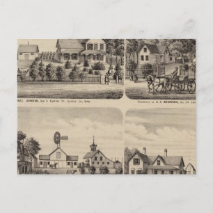 Residences, Minnesota 3 Postcard