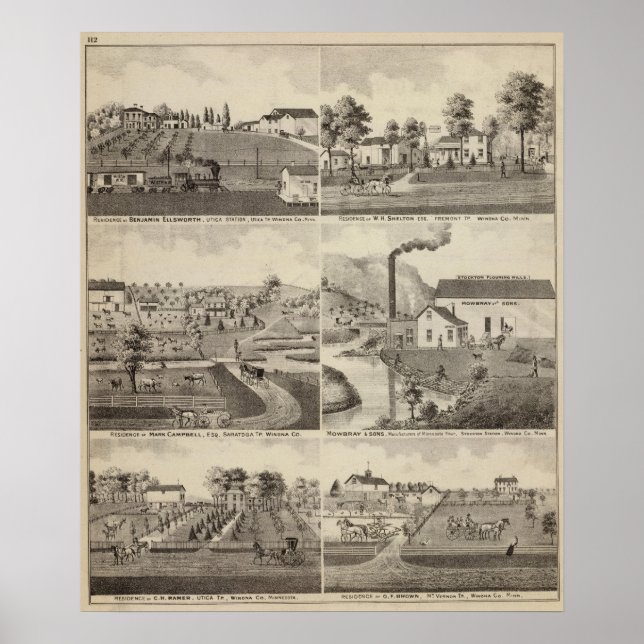 Residences, Minnesota Poster (Front)