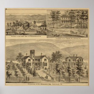 Residences of HJ Murdoch Poster