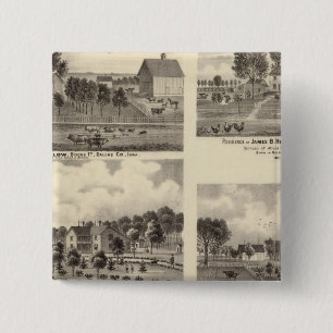 Residences of Swallow 15 Cm Square Badge