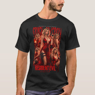 Resident Ash Evil Grace Requiem Croft 16 T-Shirt