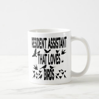 Resident Assistant Loves Birds Coffee Mug