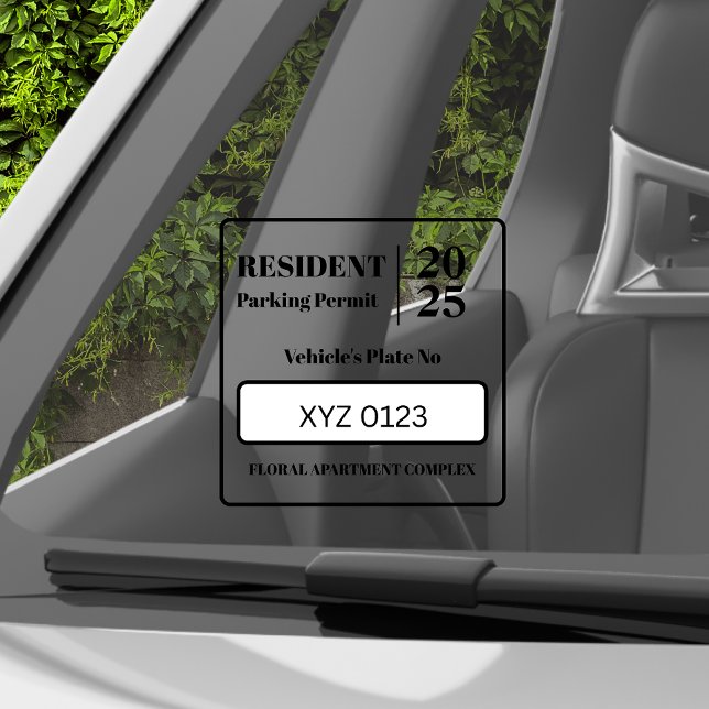 Resident Employee Parking Permit Vehicle Door  (Creator Uploaded)