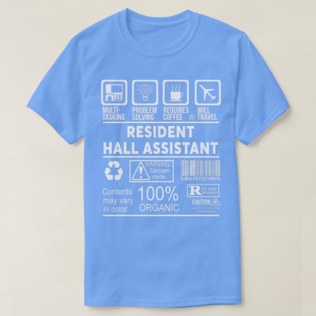 RESIDENT HALL ASSISTANT NICE DESIGN 2017 Classic T T-Shirt (Design Front)