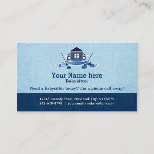 Residential cleaning business cards