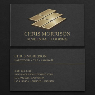 Residential Flooring Professional Business Card