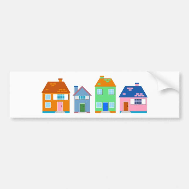 Residential Homes Bumper Sticker (Front)