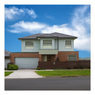 Residential house  photo print