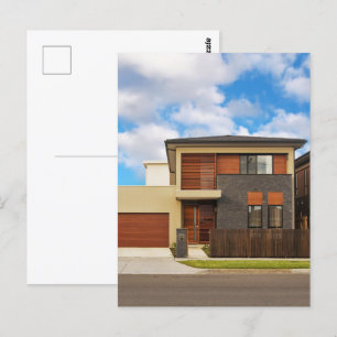 Residential house postcard