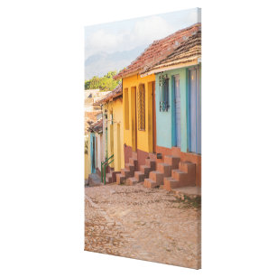 Residential houses, Trinidad, Cuba Canvas Print
