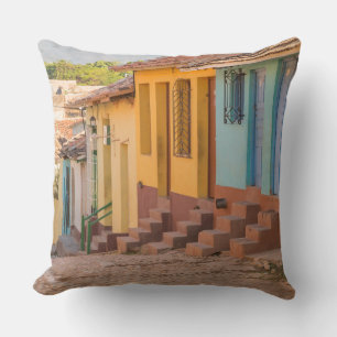 Residential houses, Trinidad, Cuba Cushion