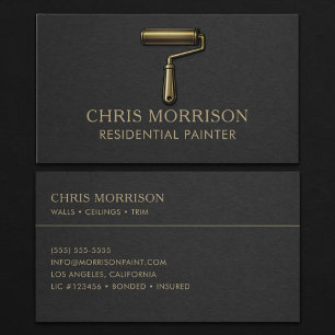 Residential Painter Professional  Business Card