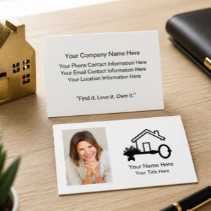 Residential Real Estate Agent Business Card