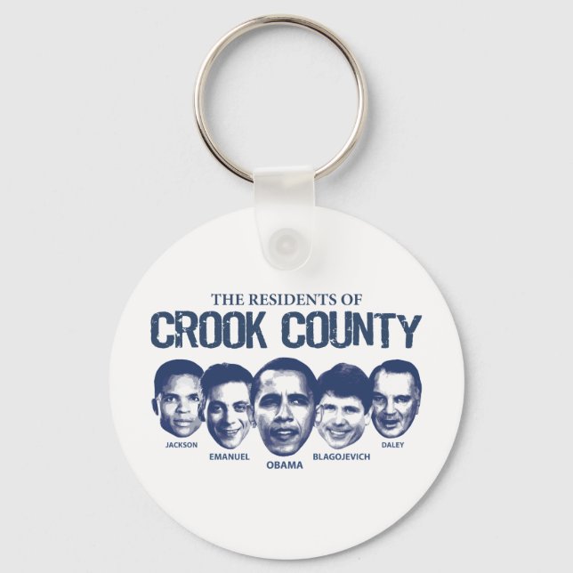 Residents of Crook County Key Ring (Front)