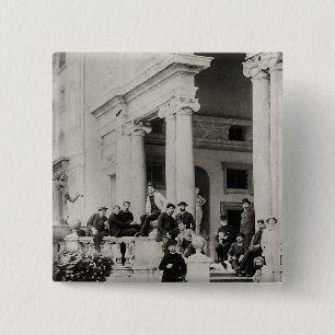 Residents of Villa Medici in Rome 15 Cm Square Badge