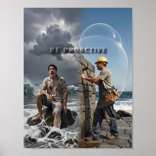 Resilience Built Before the Waves Poster (Front)