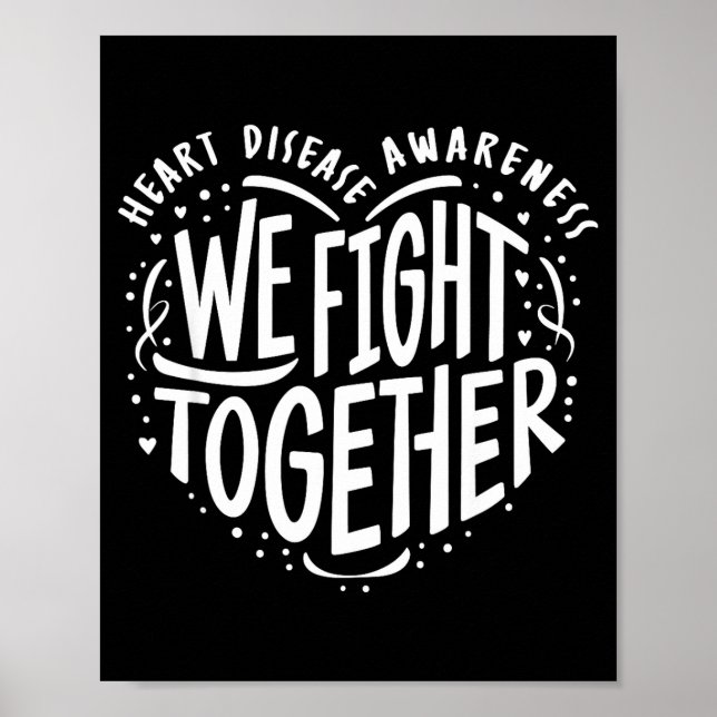 Resilience In Unity _ Heart Disease Awareness _2  Poster (Front)
