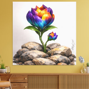 Resilience (purple edition) canvas print