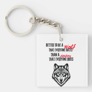 Resilience, self-worth, and independence key ring