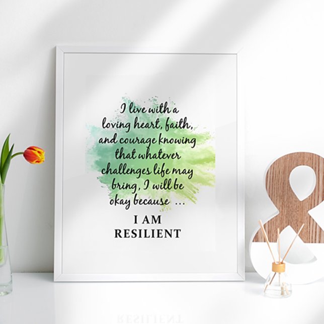 RESILIENT LIVING: LOVING HEART POSTER (Creator Uploaded)