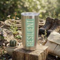 RESILIENT Thermal Tumbler – Strength That Lasts
