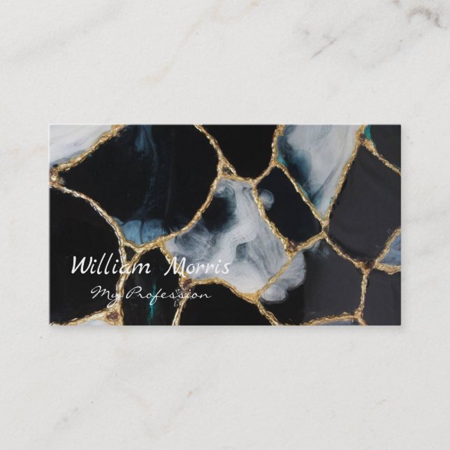 Resin Painting Epoxy Marble Paint Business Card (Front)