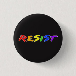 Resist! 3 Cm Round Badge