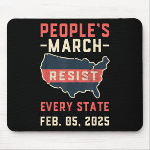 Resist Across America Stop Trump Mouse Pad