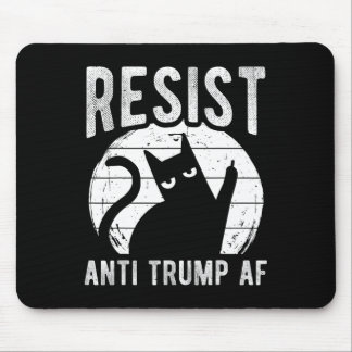 Resist Anti Trump Af Anti Trump Resistance Cat Mouse Pad