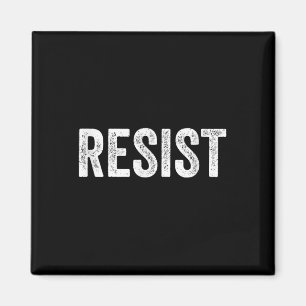 Resist Anti-trump Protest March Political Defiant Magnet