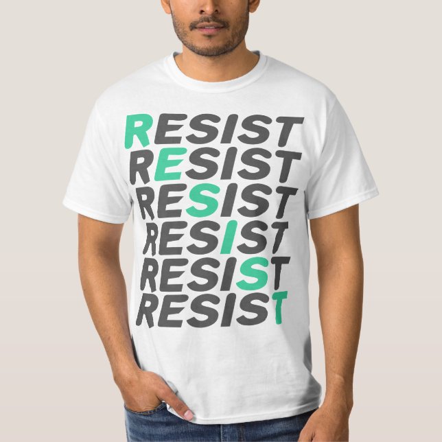 Resist Anti Trump T-Shirt (Front)